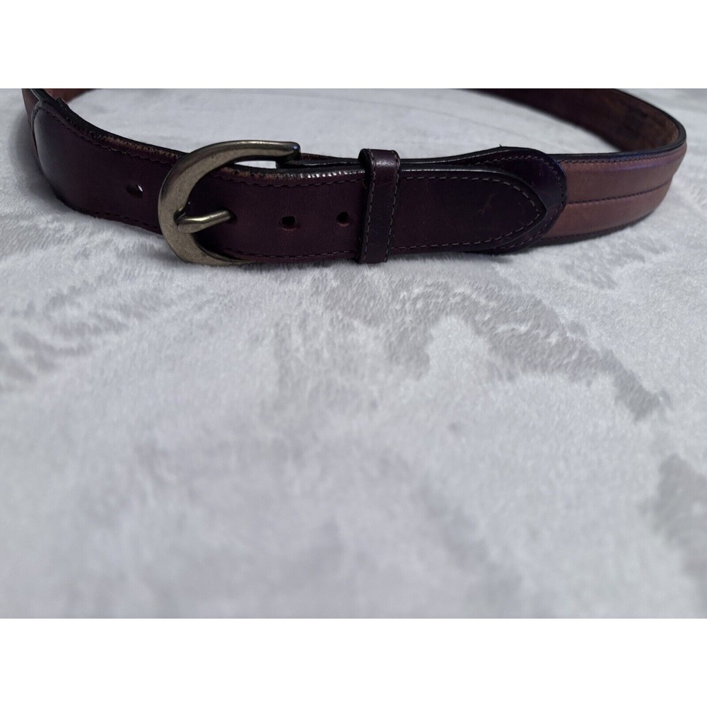 Vintage 90's Eddie Bauer‎ Genuine Leather Belt Made in USA Size 40 Large